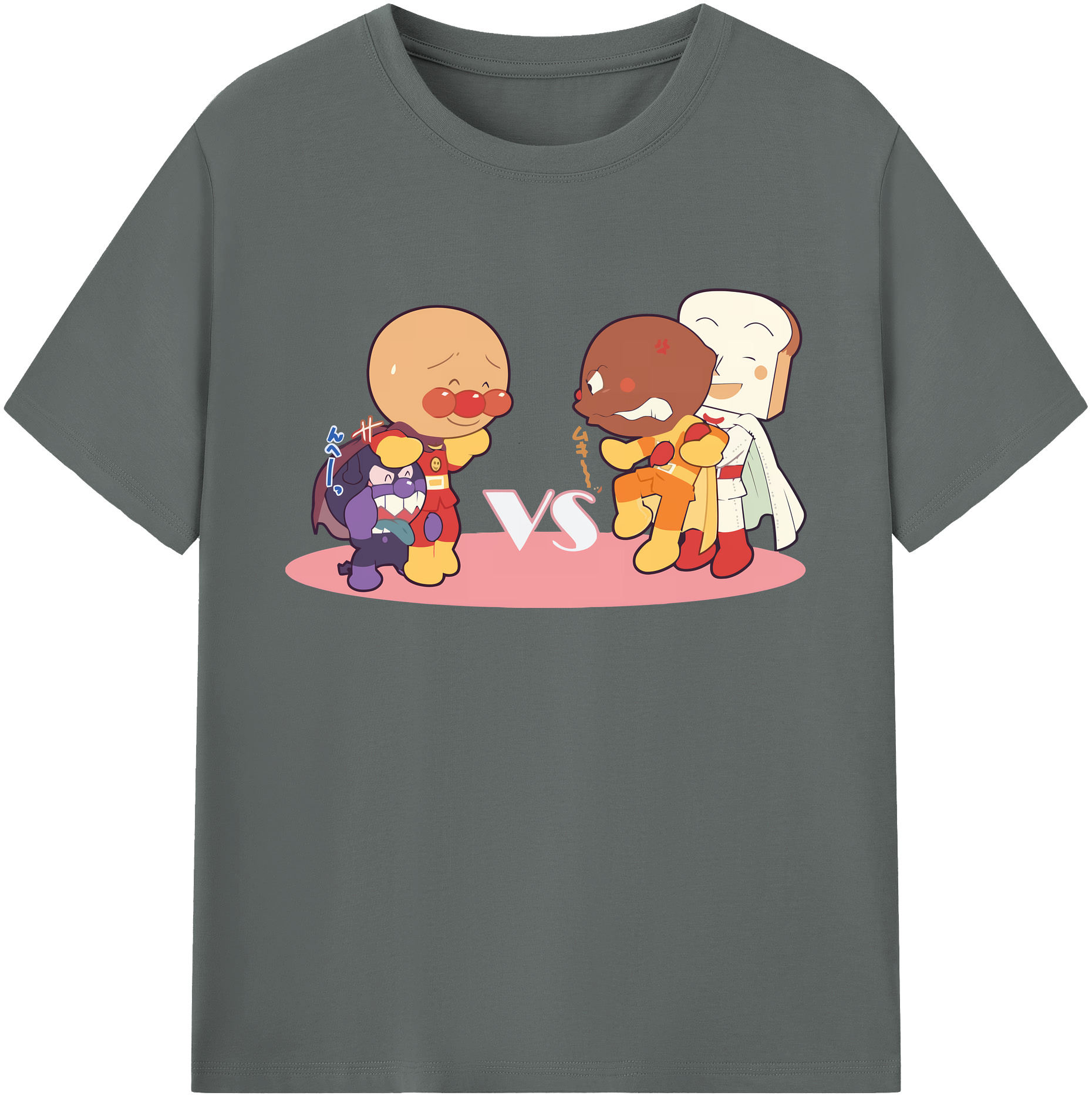 （画像用） アンパンマン Anpanman 綿100％ メンズ半袖Tシャツ｜肌触りやわらか＆通気性